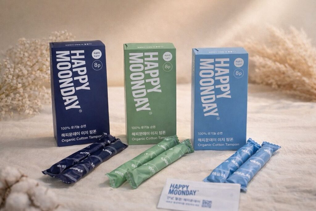 韓國棉條品牌 Happy Moonday